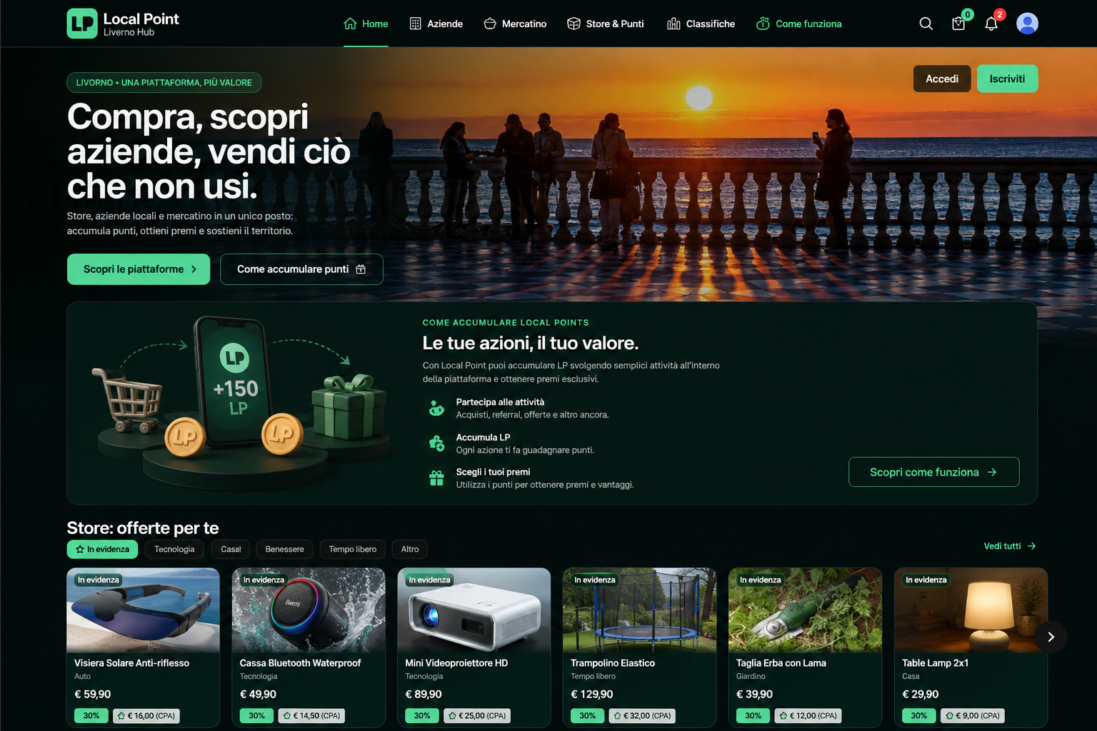 Come accumulare Local Points