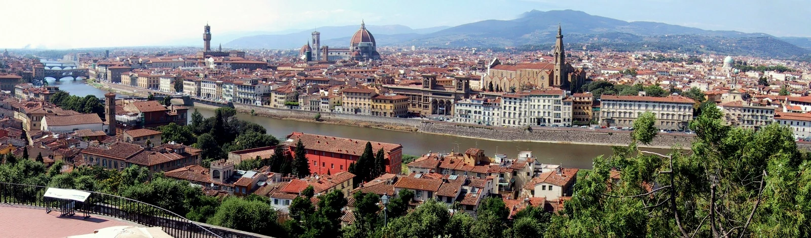 Panorama di Firenze, in Toscana